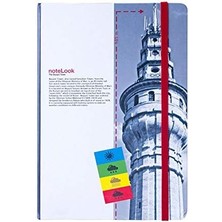 Istanbul Kuleler Notelook Çizgili Defter A6