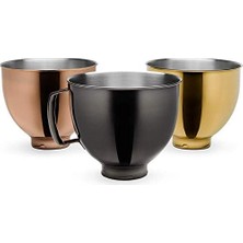 4,8 L Stand Mikser Için Paslanmaz Çelik Kase Parlak Bakır-Bdr