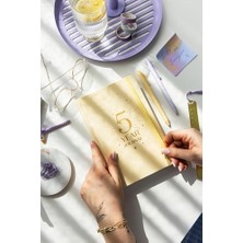 5 Yıllık Süresiz Günlük Ajanda 13X21 - Sarı