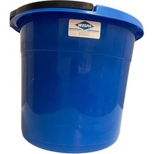 Dayanıklı Plastik Su Kovası, Mavi Renk, 3 No Boy, Saplı, Ev ve Temizlik Için 10 Litre
