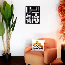 Sezart Soyut Geometrik Füzyon Metal Duvar Tablosu