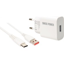 Power 18W 3.0 Type-C Hızlı Şarj Seti Sws-T1 - Beyaz