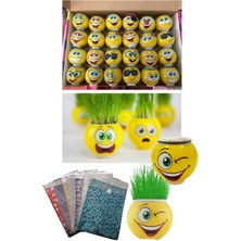 Adam Çim Adam 10 Adet Doğum Günü Hediye Paketi ile Birlikte Okul Öncesi Kreş Aktivite Etkinlikler Emoji