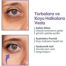 Clasycare Göz Altı Kremi - Kafein%5 + Hyaluronik Asit%2 - Morluk, Torba ve Şişlik Karşıtı Göz Kremi - Kırışıklık, Ince Çizgi ve Göz Altı Aydınlatıcı Krem, 40 ml
