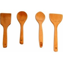 Kaşık Spatula Kepçe Seti 4 Lü