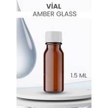 Elischem Vial 1.5 ml Screw Neck 32 x 11.6mm Amber Glass 100 Adet