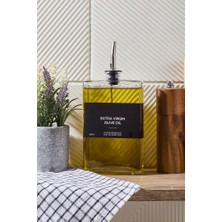 Damlatmaz Yağdanlık – Zeytinyağı Şişesi, Sıvı Yağlık, Cam Yağ Şişesi, Kitap Yağ Kabı, Mutfak Için Kullanışlı Yağlık, Sızdırmaz Pratik Cam Yağlık Modeli (Gümüş, 500 Ml)