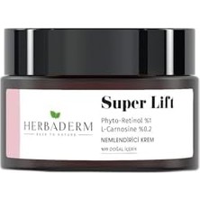 Bıo Balance Herbaderm Sıkılaştırıcı, Leke Oluşumuna Karşı Mavi Işık Koruma Sağlayan Nemlendirici Krem Super Lıft Phyto-Retinol%1 (Bakuchiol) + L-Carnosine%0.2%99 Doğal Içerik