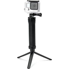 Aksiyon Kameralar ve ile Uyumlu Monopod Çubuğu Mini 3in1