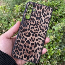 CepStok Samsung Galaxy S25 Plus Kılıf Leopar Desenli Içi Kadife Kapak