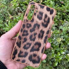 CepStok Samsung Galaxy S25 Plus Kılıf Leopar Desenli Içi Kadife Kapak