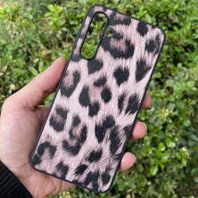 CepStok Samsung Galaxy S25 Plus Kılıf Leopar Desenli Içi Kadife Kapak