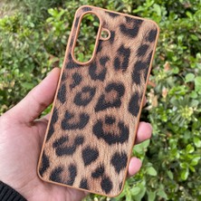 CepStok Samsung Galaxy A26 Kılıf Leopar Desenli Içi Kadife Kapak