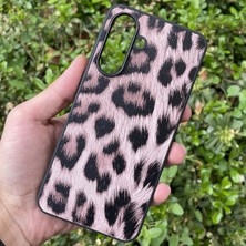 CepStok Samsung Galaxy A36 Kılıf Leopar Desenli Içi Kadife Kapak