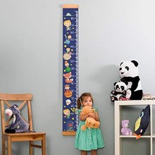 Küçük Prens Tasarımlı Çocuk Odası Duvar Boy Ölçüm Cetveli