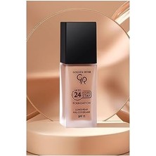 Golden Rose 24 Saat Kalıcı Fondöten No: 03 Standart Renk Tonu ile Yüksek Kapatıcı ve Yarı Mat Bitiriş
