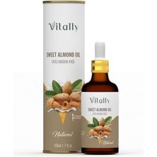 Vitally Tatlı Badem Yağı 50 ml (Soğuk Sıkım)