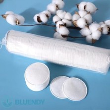 Bluendy 200 Adet Yuvarlak Makyaj Temizleme Pamuğu - Yumuşak, Tüy Bırakmaz, Premium Kalite Disk Pamuk
