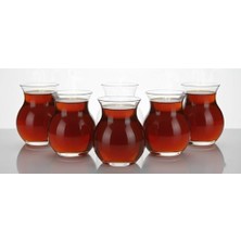 Keyfi Ala 6’lı Kulpsuz Termisil Borosilikat Cam Çay Bardağı Seti – Dayanıklı Şeffaf Cam, Zarif ve Modern Tasarım, 6 Adet Cam Bardak Takımı (6)