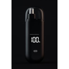 Busstier Burun Kılı Makinesi, Mini Taşınabilir Ağrısız Tüy Alma, Hassas Kaş Düzeltici, Çift Taraflı Bıçaklı Sessiz Kesim, LED Güç Göstergeli, USB Şarjlı, Temizlik Fırçası ve Şarj Kablosu Dahil, Seyaha