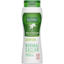 Komili 1878 Normal Saçlar Için 2'si 1 Arada Kremli Vegan Temel Bakım Şampuanı - 500 ml