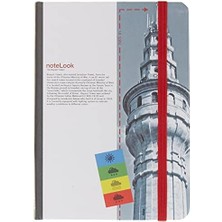 Istanbul Kuleler Notelook Çizgisiz Defter A6