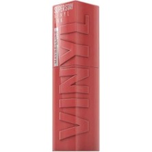 Maybelline New York Super Stay Vinyl Ink Uzun Süre Kalıcı Likit Parlak Ruj 15 Peachy