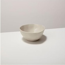 Be Stoneware Çap 13 cm Beyaz Taş Kase