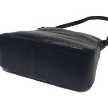 Atelier Terra Marea Ebruli Lacivert | Hakiki Deri Kadın Tote Omuz Çantası