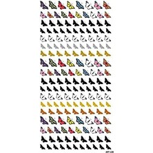 Artikel Kelebek Tırnak Dövmesi, Tırnak Tattoo, Nail Art, Tırnak Sticker