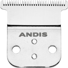 Andis Karbon-Paslanmaz Çelik Derin Dişli Yedek T-Bıçak – Model D-8, Slim-Line Pro-Li Kablo/akülü Düzeltici – Dar ve Keskin Kesim, Boşluksuz, Güvenilir ve Uzun Ömürlü Bıçak – Gümüş