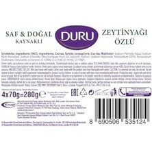 Duru Saf&dogal Zeytinyağlı Sabun, 70 Gramx4