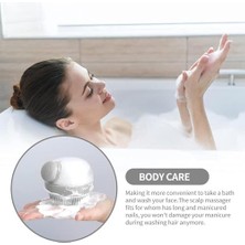 Xspring Vücut Fırçası, 2'li Paket Silikon Vücut Fırçası, Duş Jeli Dispenser Fonksiyonlu Yumuşak Masaj Fırçası, Tüm Cilt Tipleri Için Banyo ve Duş Masaj Fırçası, Köpüklenme Sağlar