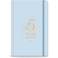5 Yıllık Süresiz Günlük Ajanda 13X21 - Mavi