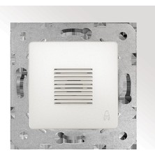 Linnera Life Sedef Beyaz Zil Buzzer Mekanizma ve Kapak