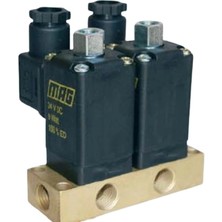 Bh Mag Valf Bv 1/4 - 3/2 12 Dc 24 Dc 220V İkili