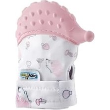 Babyjem Diş Kaşıyıcı Eldiven Kirpi Pembe