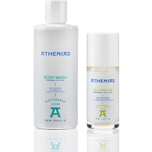 Athenıas Bergamot ve Narenciye Duş Jeli ve Roll-On Deodorant Seti, 250ML + 50ML
