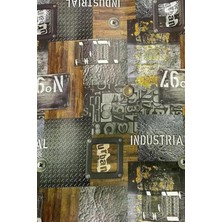 Desenli Kendiliginden Yapışkanlı Kaplama Folyosu 45 cm x 1 mt ELF133