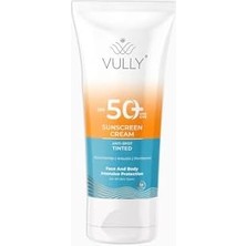 Vully Leke Karşıtı Cilt Tonu Eşitleyici Renkli Kapatıcı Etkili Yüksek Koruyucu Spf+50 Güneş Kremi 50 ml