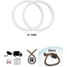 GMS Cg 19 Inch Beyaz Yanak Takımı 2 Adet Atlas + (Buji Kablo Kılıfı)