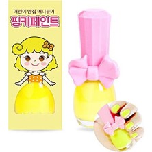 Pinky Cosmetic I'm Pinky Kids Nail Paint Fresh Lemon Çocuklar Için Soyulabilir Oje
