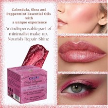 Kuatra Pink Begonia 7 ml Antioksidan Işıltı Veren Balm Ruj Allık Göz Farı Standart Renk Tonu