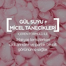 Garnier Micellar Gül Suyu 400 Ml Kusursuz Makyaj Temizleme Özelliği ile Işıltılı Cilt Sağlar