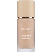 Alix Avien Kırışıklık Karşıtı Nemlendirici SPF30 Parlak Bitişli Fondöten Care Enhancer 812 Soft Peach