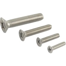 TYA A2 304 Kalite Paslanmaz Yıldız Havşa Baş Vida Çeşitleri (Yhb) DIN965