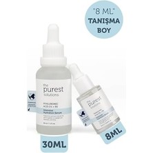 The Purest Solutions 8 ml Seyahat Boy Hyalüronik Asit Cilt Bakım Serumu Yağlı ve Kuru Ciltler İçin