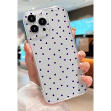 3gen Case Iphone 14 Pro Max Kılıf Desenli Şeffaf Silikon Kılıf Heart3