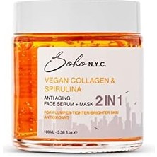 Soho N.y.c. Vegan Kolajen Anti Aging-Yaşlanma Karşıtı Durulanmayan Maske Etkili Serum 100 ml