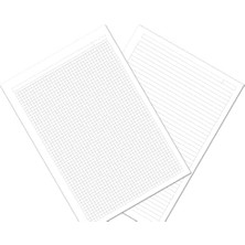 A4 Spiralli Okul Defteri 8’li Set – 4 Çizgili + 4 Kareli – 72 Yaprak (144 Sayfa)